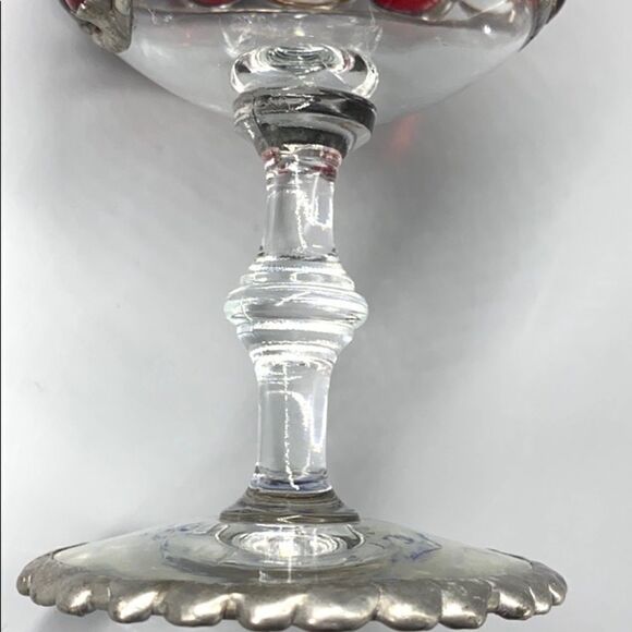 Glass & metal candle holder - Picture 8 of 12